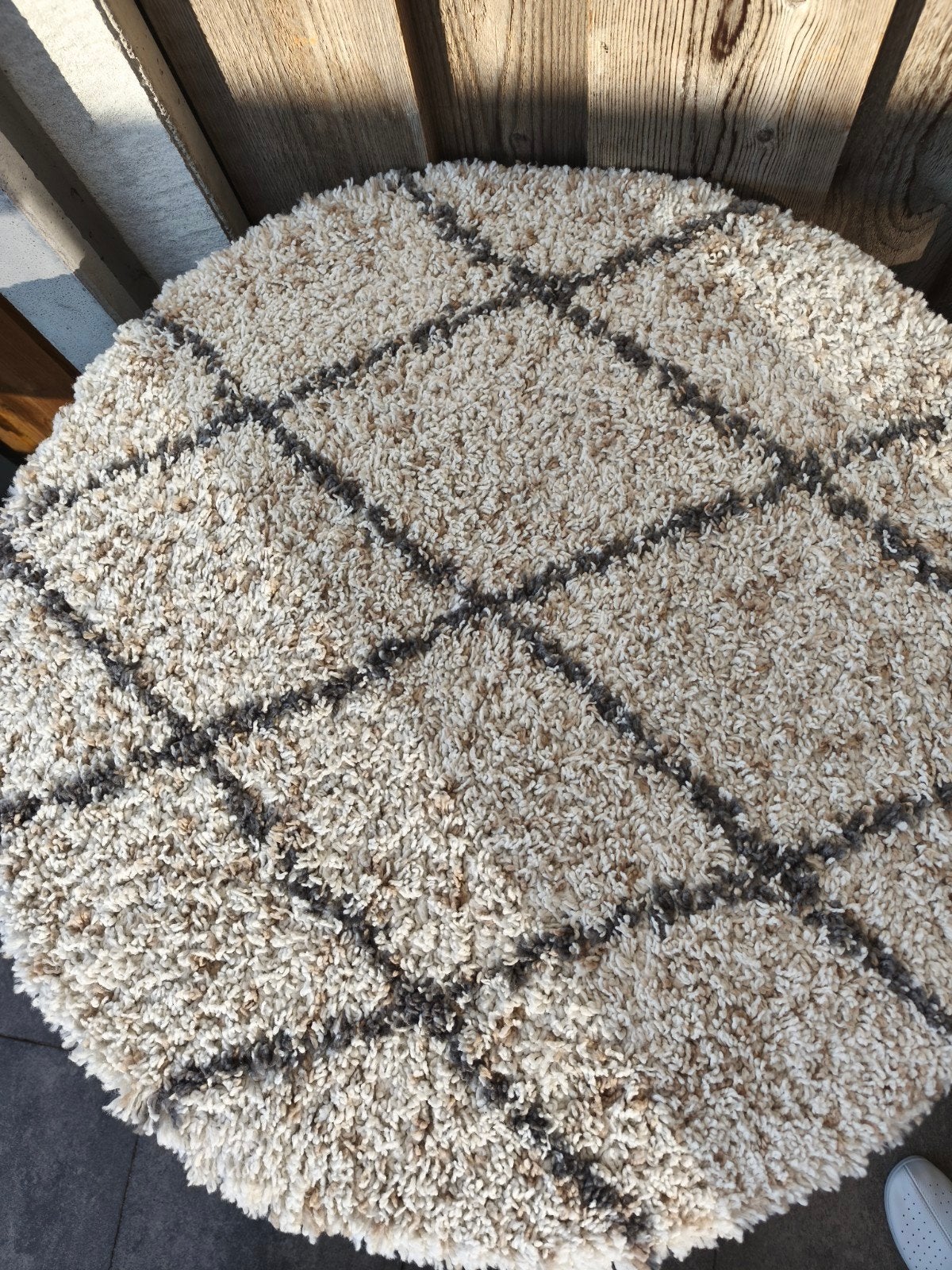 Te koop, zgan mooi klein rond vloerkleed., Ophalen, 50 tot 100 cm, Rond, 50 tot 100 cm