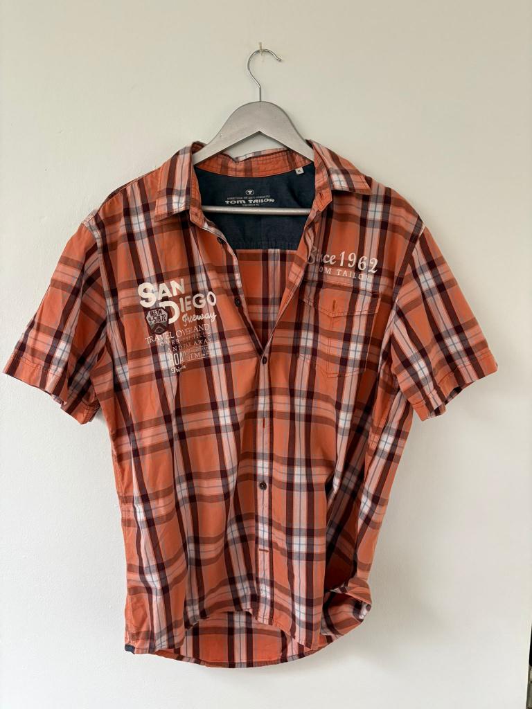 Heren Blouse Tom Tailor, Ophalen of Verzenden, Zo goed als nieuw, Halswijdte 43/44 (XL), Tom Tailor