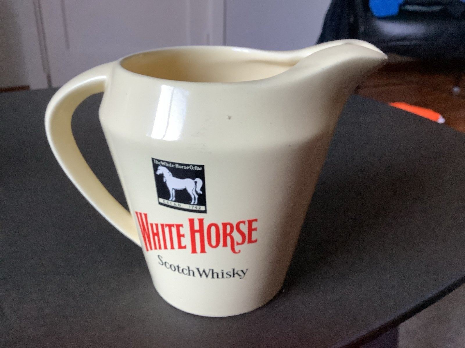 Vintage White Horse Scotch Whisky Waterkan, Ophalen of Verzenden