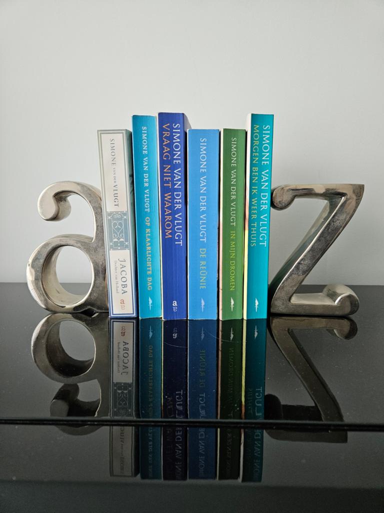 Boekensteun A en Z, Ophalen of Verzenden, Gebruikt