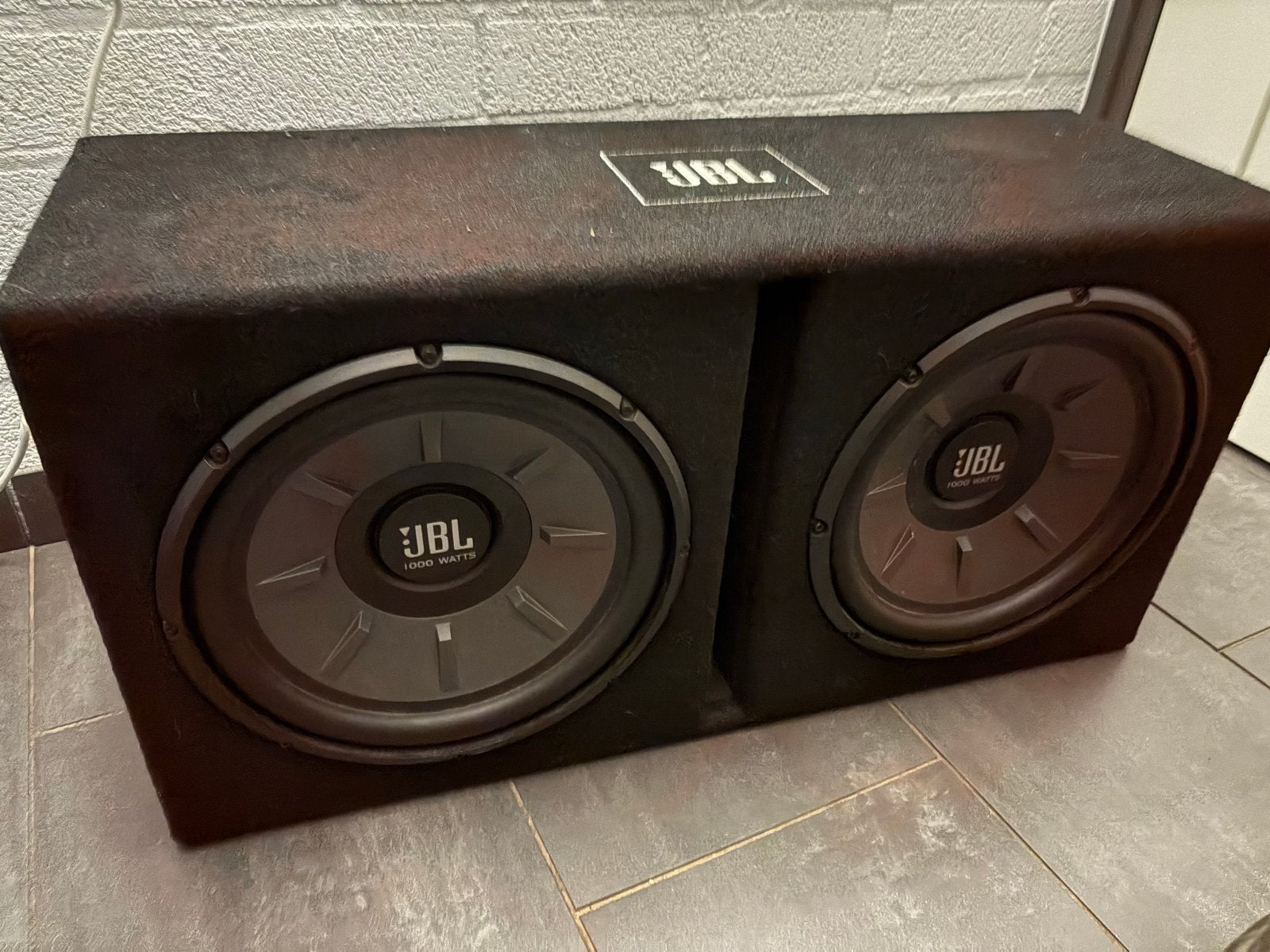 JBL Subwoofer met Versterker en Bekabeling, Ophalen, Gebruikt