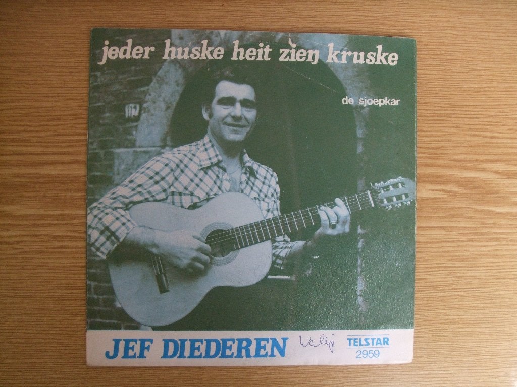 TELSTAR 2959   JEF DIEDEREN    JEDER HUSKE HEIT ZIEN KRUSKE, 7 inch, Ophalen of Verzenden, Zo goed als nieuw, Nederlandstalig