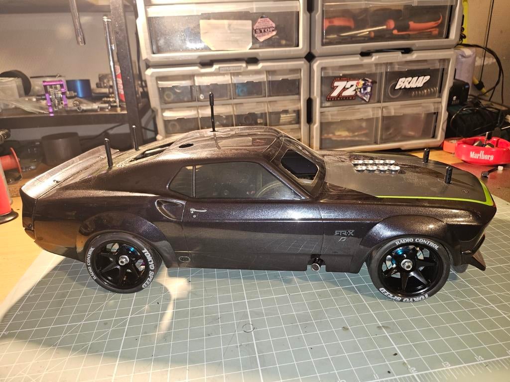 RC Nitro Onroad Auto - FRX 72 Mustang Body, Gebruikt, Ophalen of Verzenden, Auto onroad, Nitro