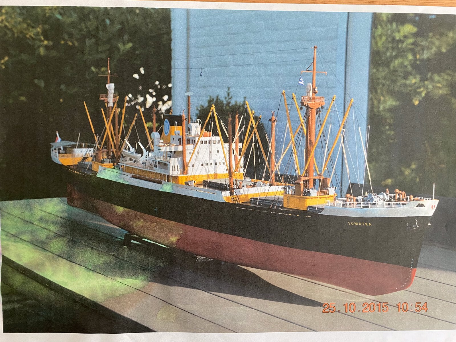 Tekeningen m.s. “Borneo”, Ophalen of Verzenden, Gebruikt, 1:50 tot 1:200