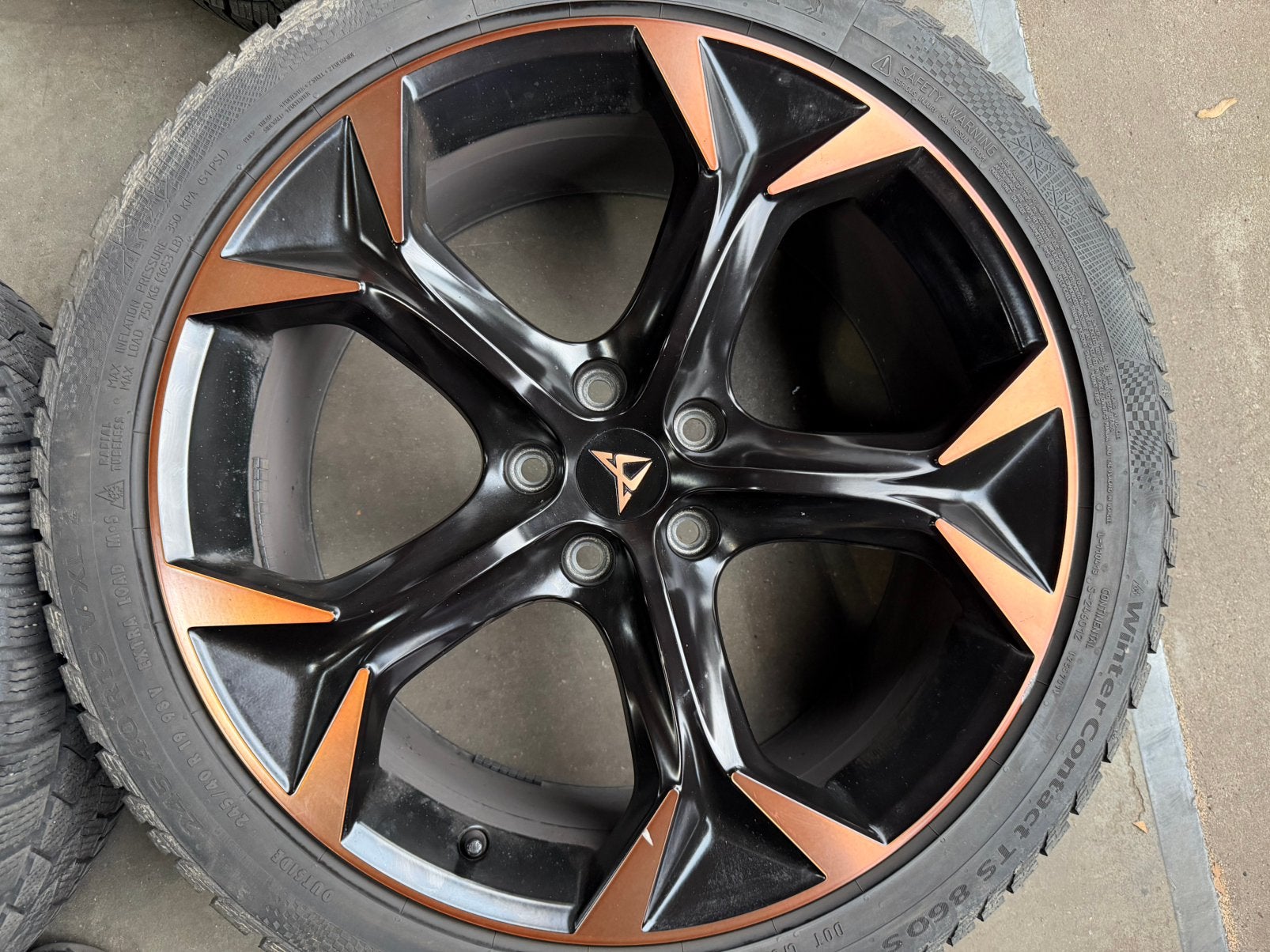 ‼️19” CUPRA FORMENTOR OF ATECA ORIGINELE WINTER SET, 19 inch, Gebruikt, Banden en Velgen, Winterbanden
