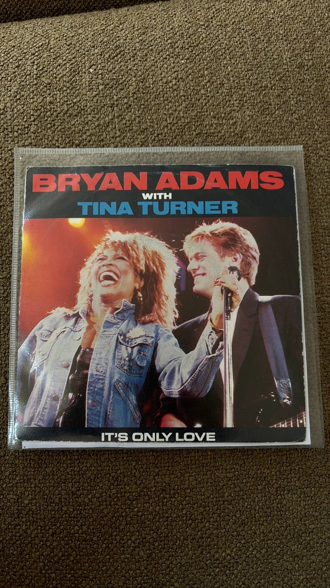 Bryan Adams & Tina Turner - It’s Only Love, Ophalen of Verzenden, Gebruikt, 7 inch, Pop