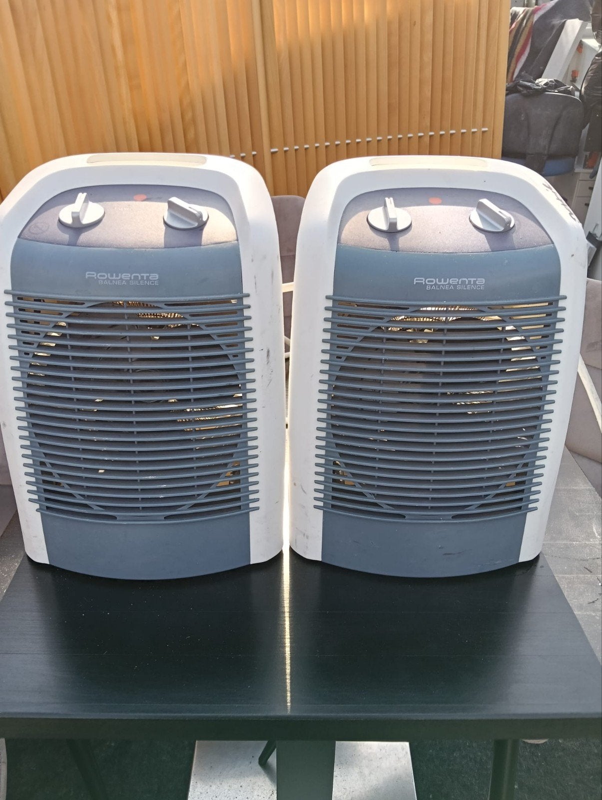 2x Rowenta Balnea Silence Kachel - Elektrische Kachel, Gebruikt, Minder dan 60 m³, 2 snelheden, Ophalen of Verzenden