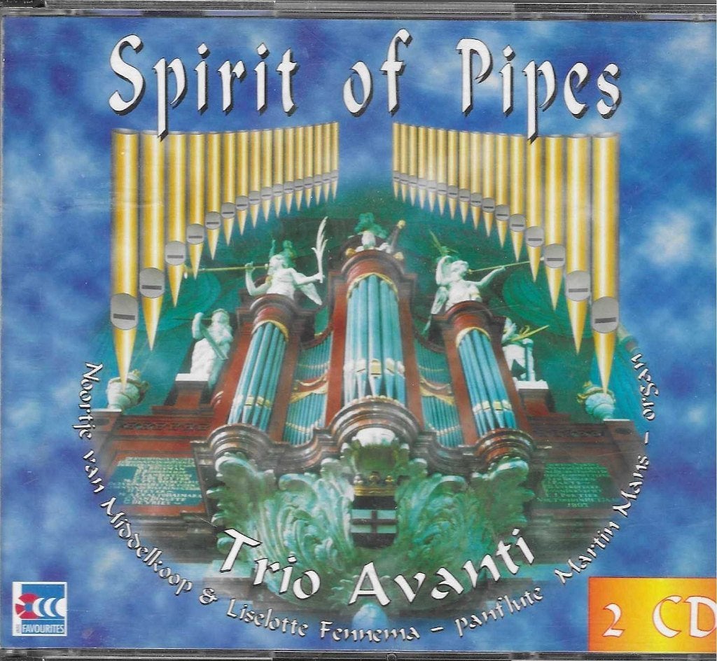 Spirit of Pipes - Trio Avanti - 2 CD, Overige genres, Ophalen of Verzenden, Zo goed als nieuw, Inclusief doosje
