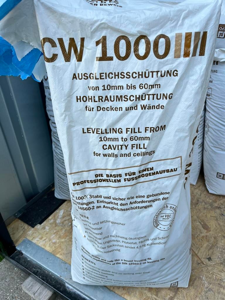 Cemwood CW1000 vloer egalisatie en isolatie, Doe-het-zelf en Verbouw, Isolatie en Afdichting, Overige materialen, 10 tot 15 m²