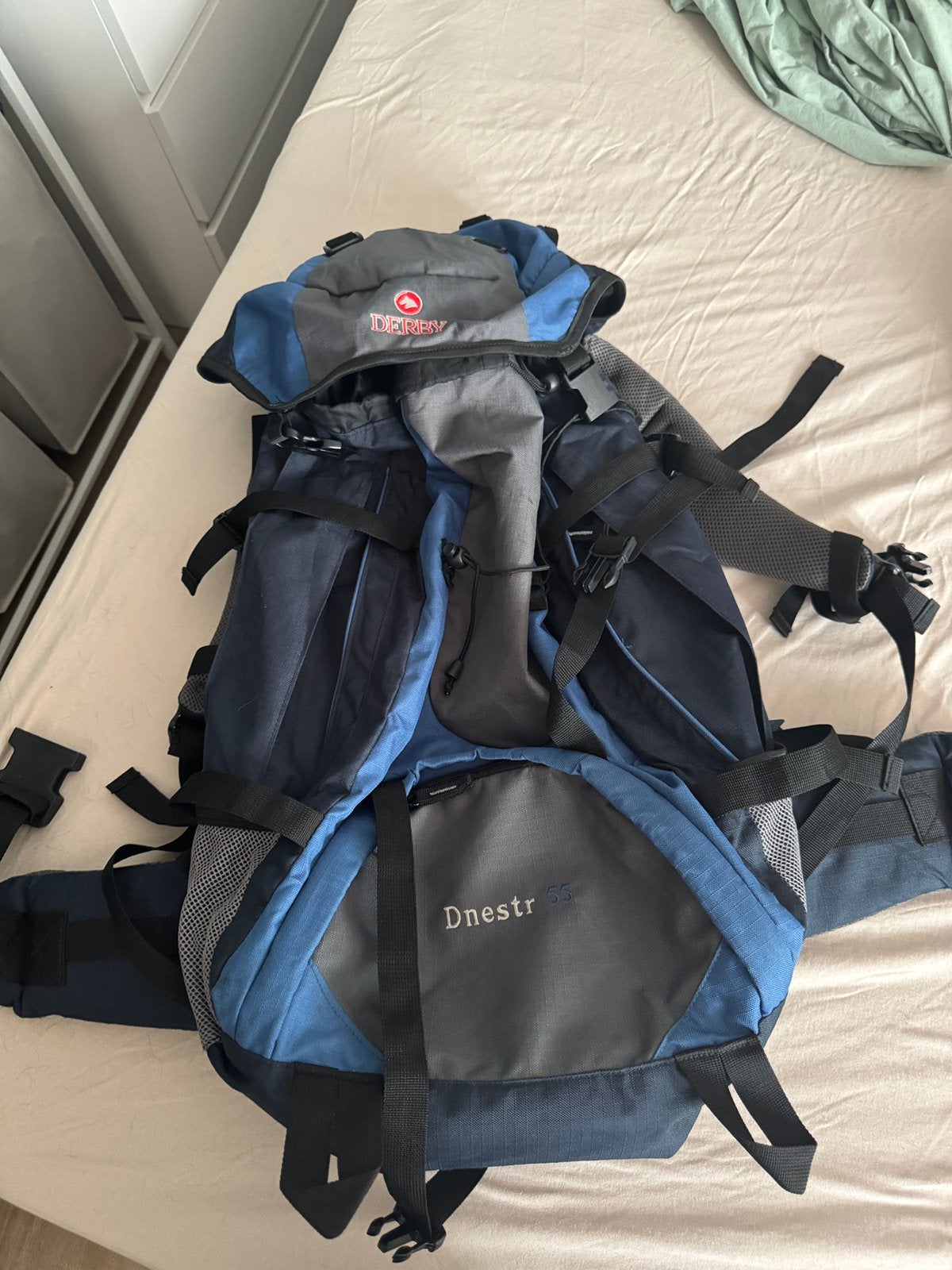 Backpack 55 + 10 liters, Overige merken, 40 cm of meer, Ophalen of Verzenden, Zo goed als nieuw