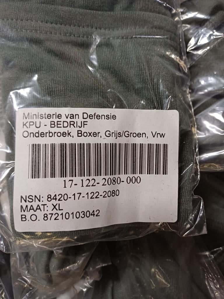 Defensie Boxers XL grijs/groen, Kleding | Dames, Ondergoed en Lingerie, Ophalen of Verzenden, Grijs