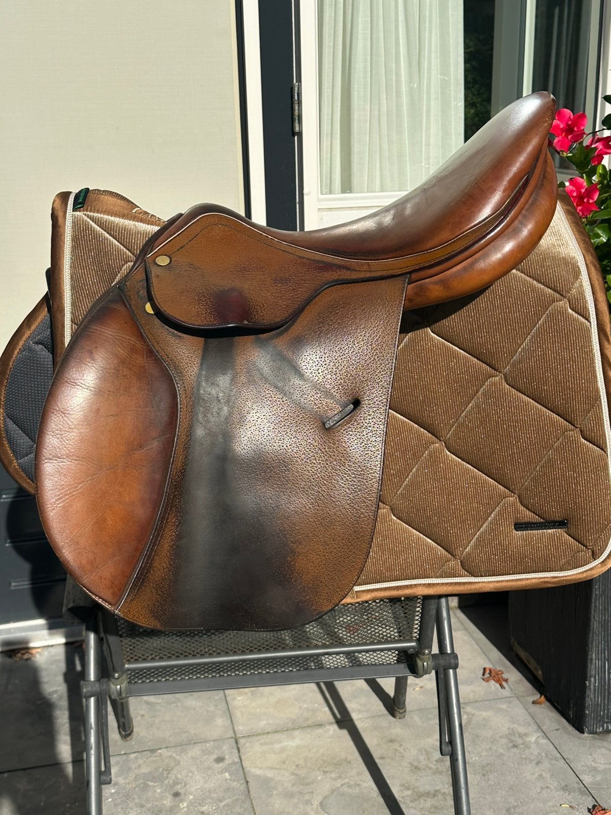 Butet springzadel 18 inch, Ophalen, Gebruikt, Vlakke zit, Overige merken