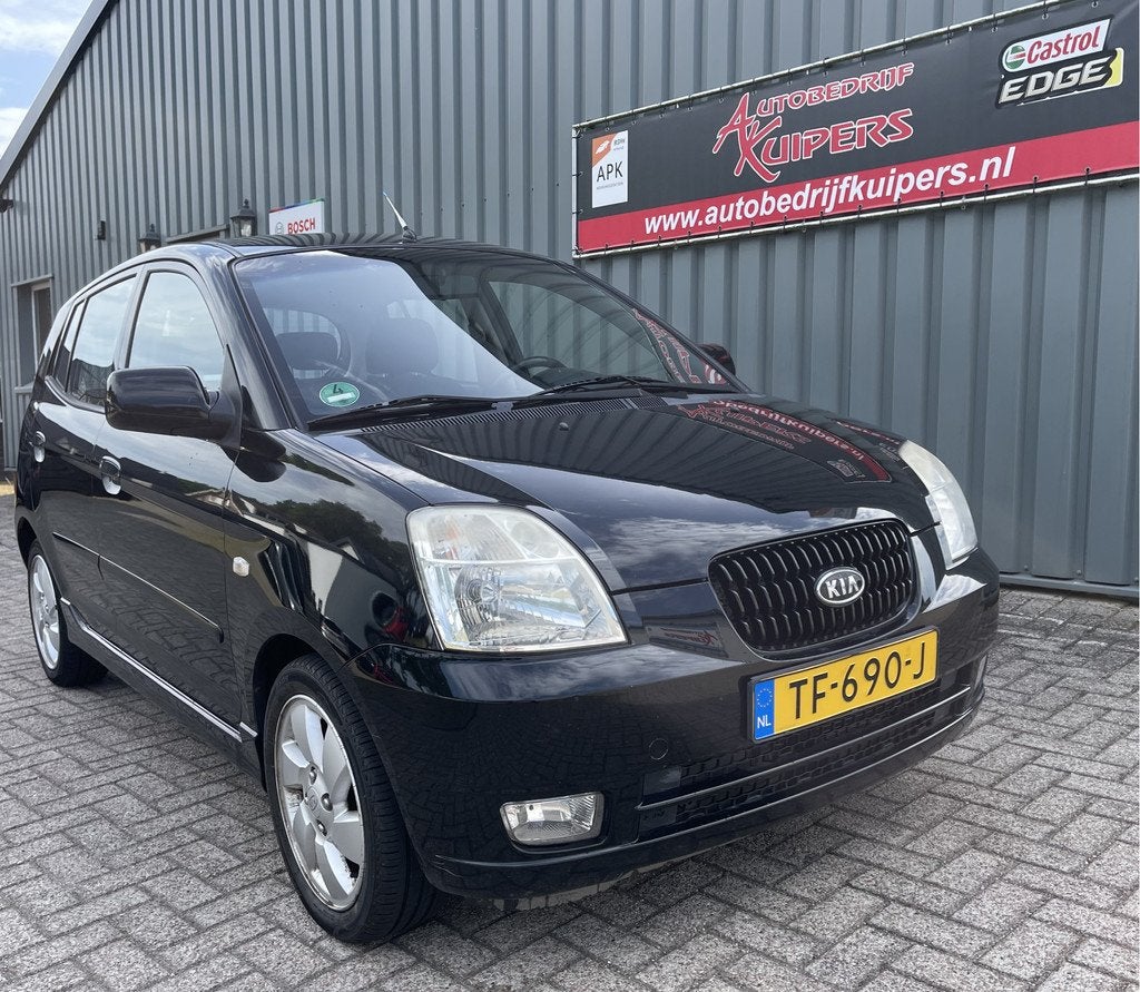 Kia Picanto 1.1 X-tra AircoAudio.Lm.velgen.Nw.apk (bj 2006), Voorwielaandrijving, Stof, Gebruikt, Zwart