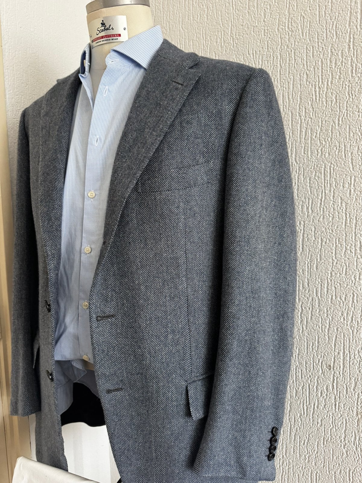 Prachtige Kiton Jasje, Verzenden, Zo goed als nieuw, Maat 52/54 (L), Blauw