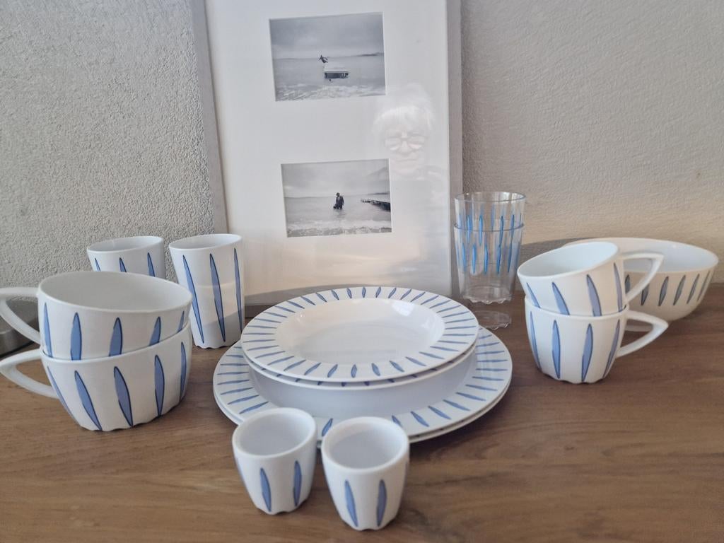 Mepal servies ' lavendel' 2 pers, Ophalen of Verzenden