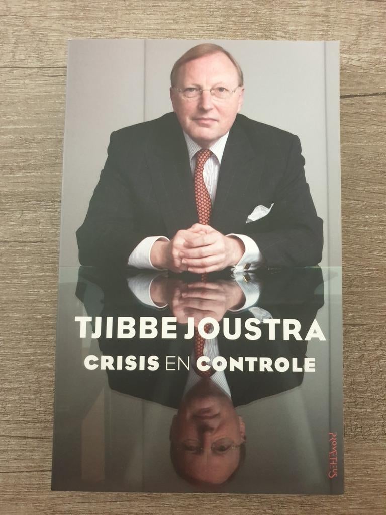 Tjibbe Joustra - Crisis en Controle, Boeken, Ophalen of Verzenden, Gelezen, Tjibbe Joustra