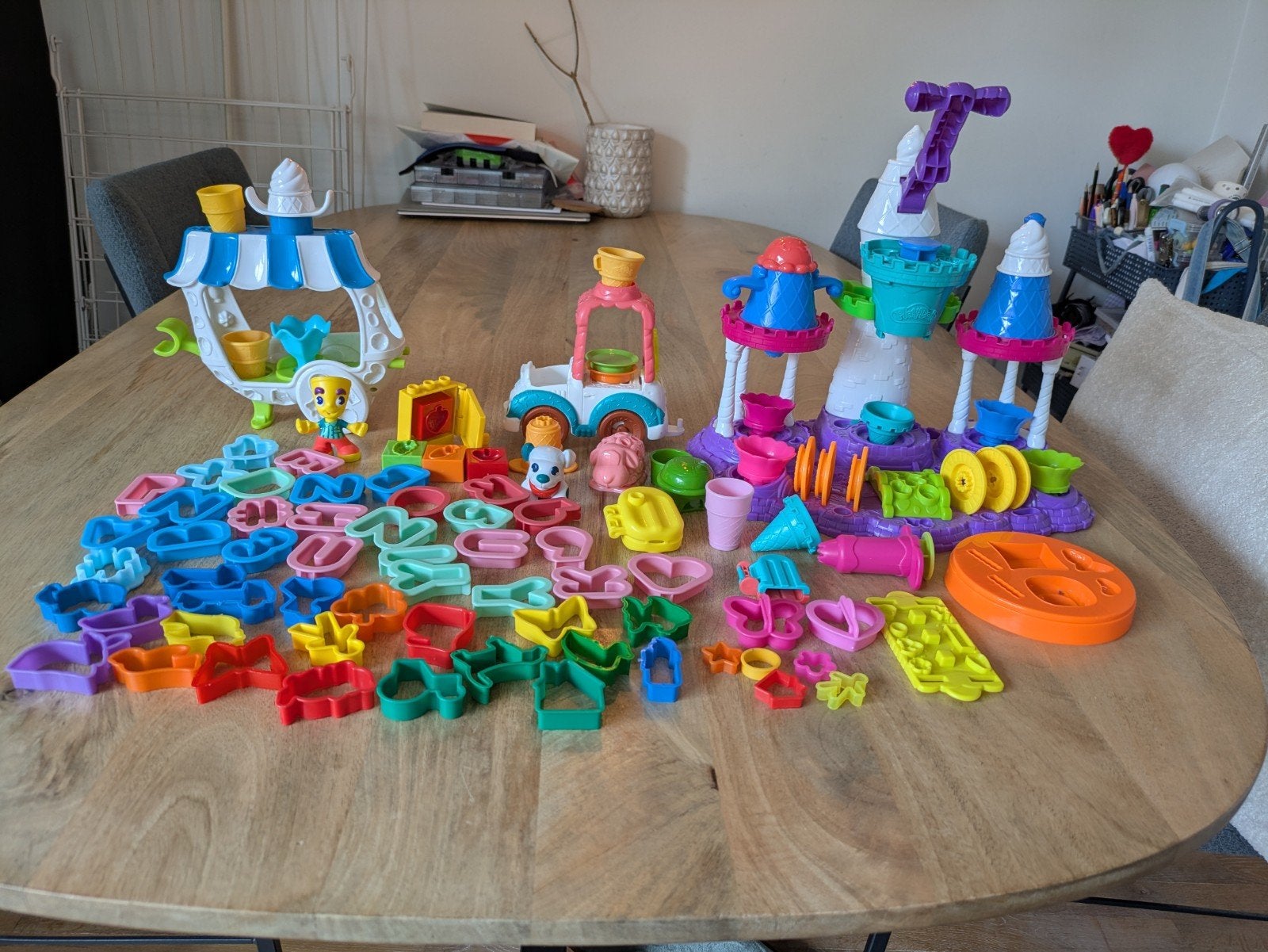 Play-Doh IJsmachine, Kasteel & veel accessoires, Ophalen, Gebruikt, Jongen of Meisje