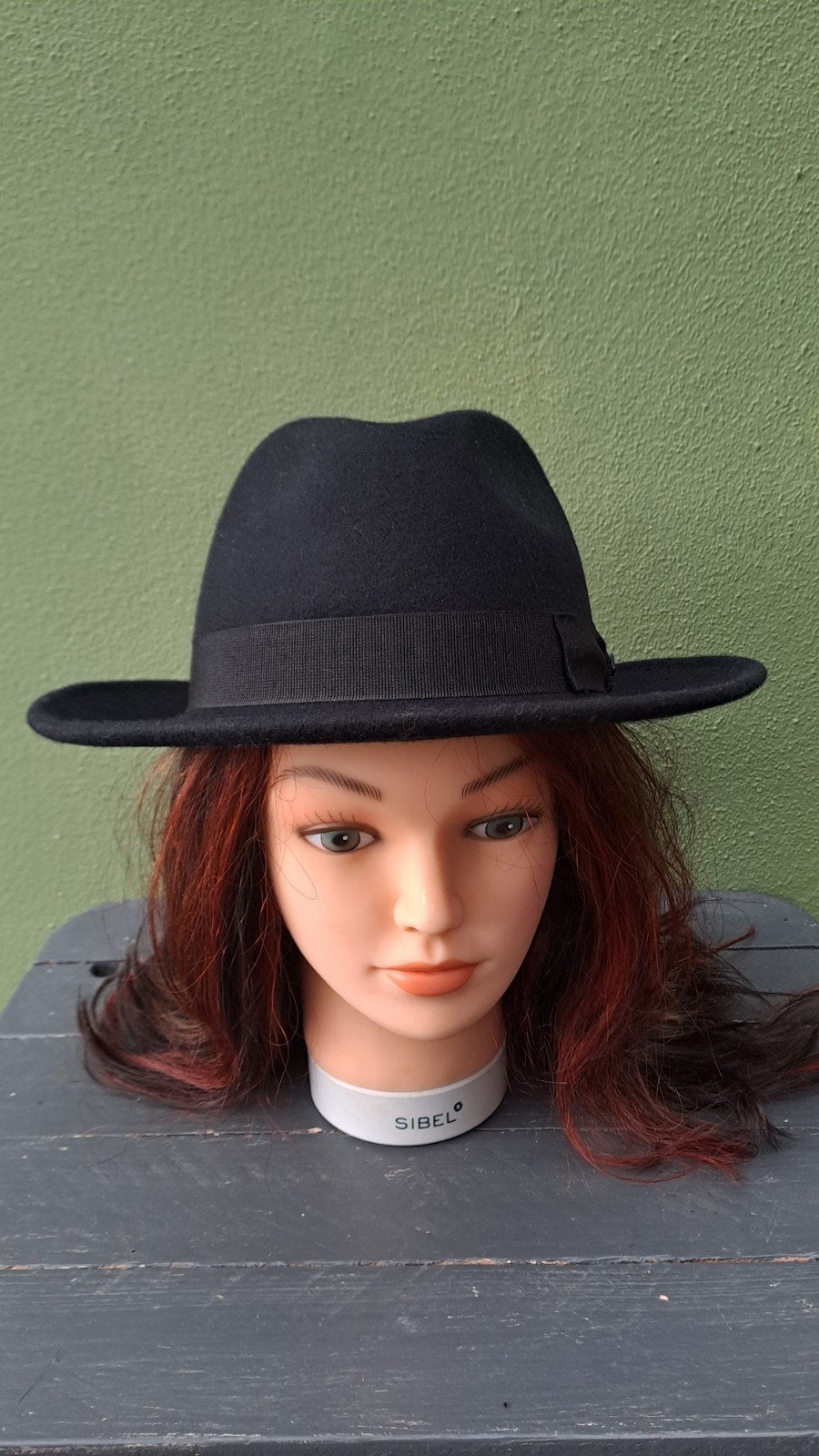 Vintage Lipodo wollen Hoed Zwart - Maat M, Willy-Brandt-Weg 36, 48155 Münster/Germany, Hoed, Zo goed als nieuw, ANTHEC GmbH & Co. KG