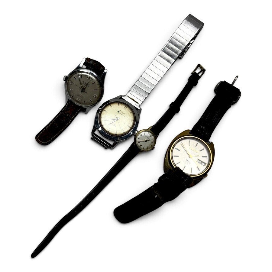 Lot diverse vintage horloges, o.a. Sicura Rallye GT, Ophalen of Verzenden
