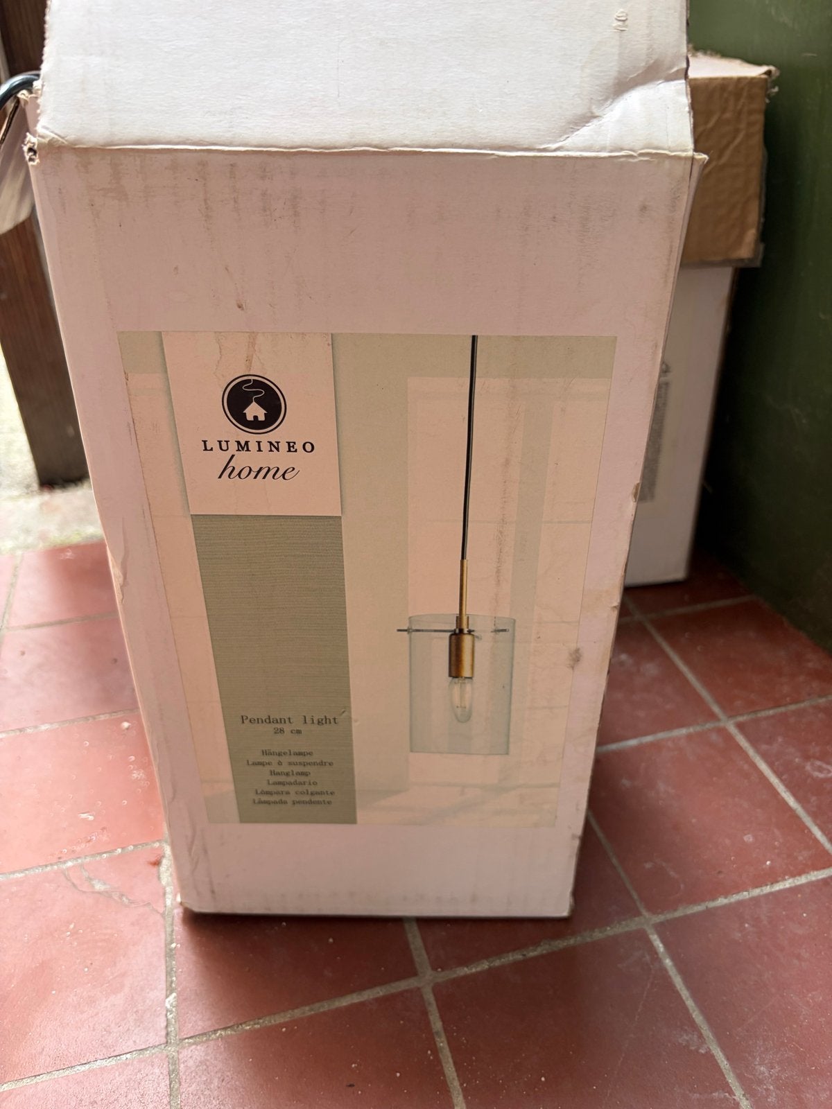 3x Lumineo Home Hanglampen - Nieuw in doos, Ophalen, Nieuw, Glas, 50 tot 75 cm