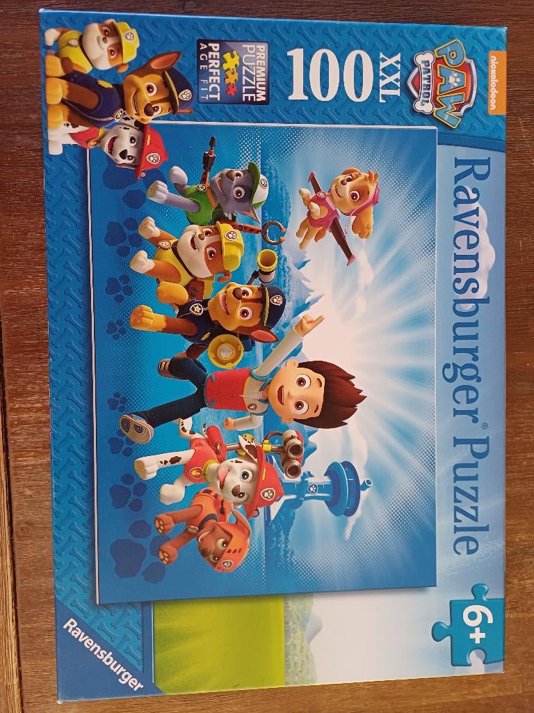 Paw patrol Ravensburger puzzel 100 stukjes xxl, Ophalen, Meer dan 50 stukjes, Zo goed als nieuw, 6 jaar of ouder