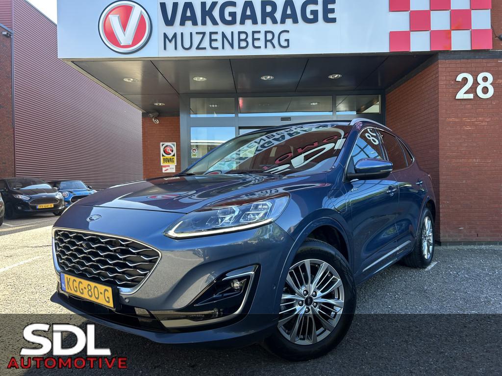 Ford Kuga 2.5 PHEV Vignale // FULL LED // B&O AUDIO // ADAPT, Gebruikt, Zwart, 4 cilinders, Blauw