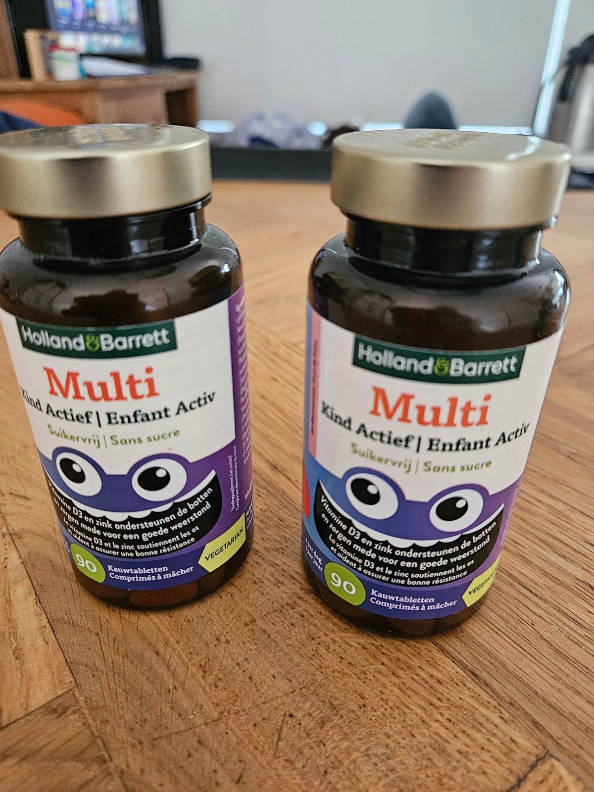 Holland & Barrett Multi Kind Actief Kauwtabletten (2x), Ophalen of Verzenden, Nieuw, Overige typen