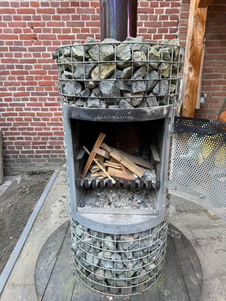 Schanskorf tuinhaard / bbq, Ophalen, Gebruikt