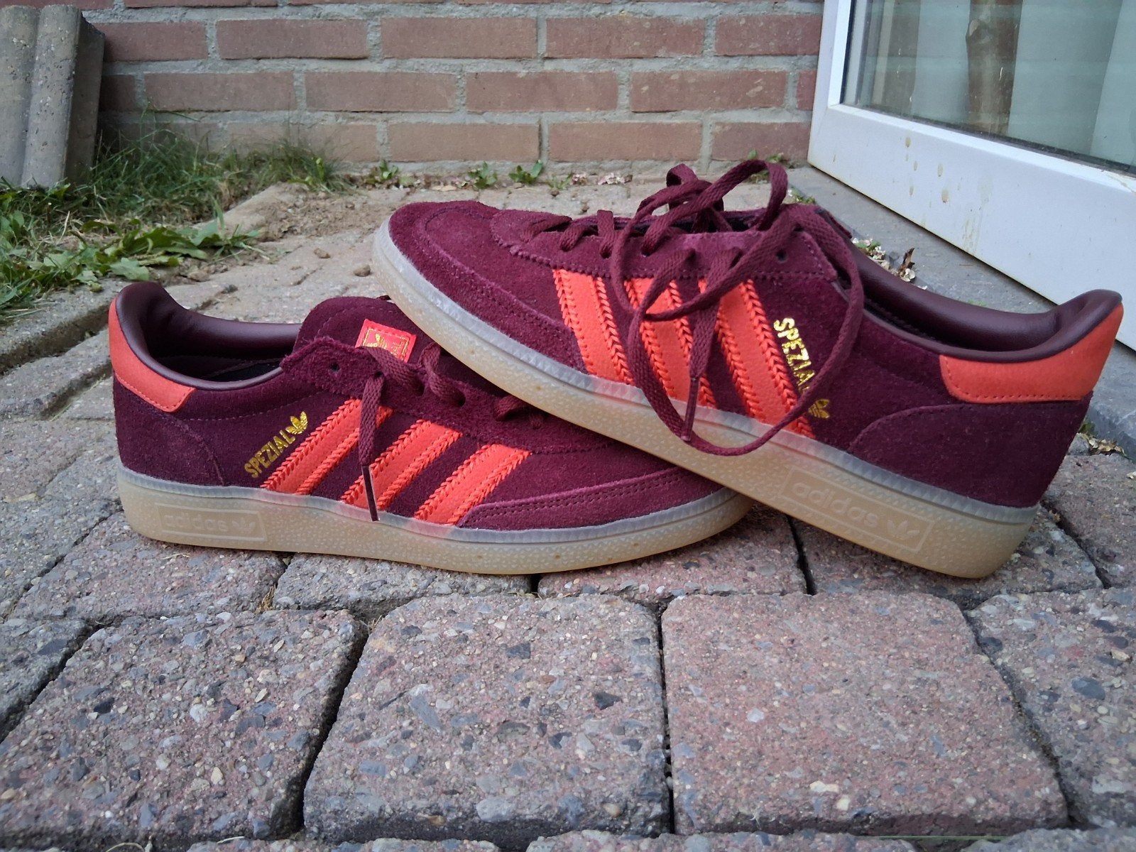 Adidas Spezial sneakers bordeauxrood maat 39,5, Adidas, Ophalen of Verzenden, Rood, Sneakers of Gympen