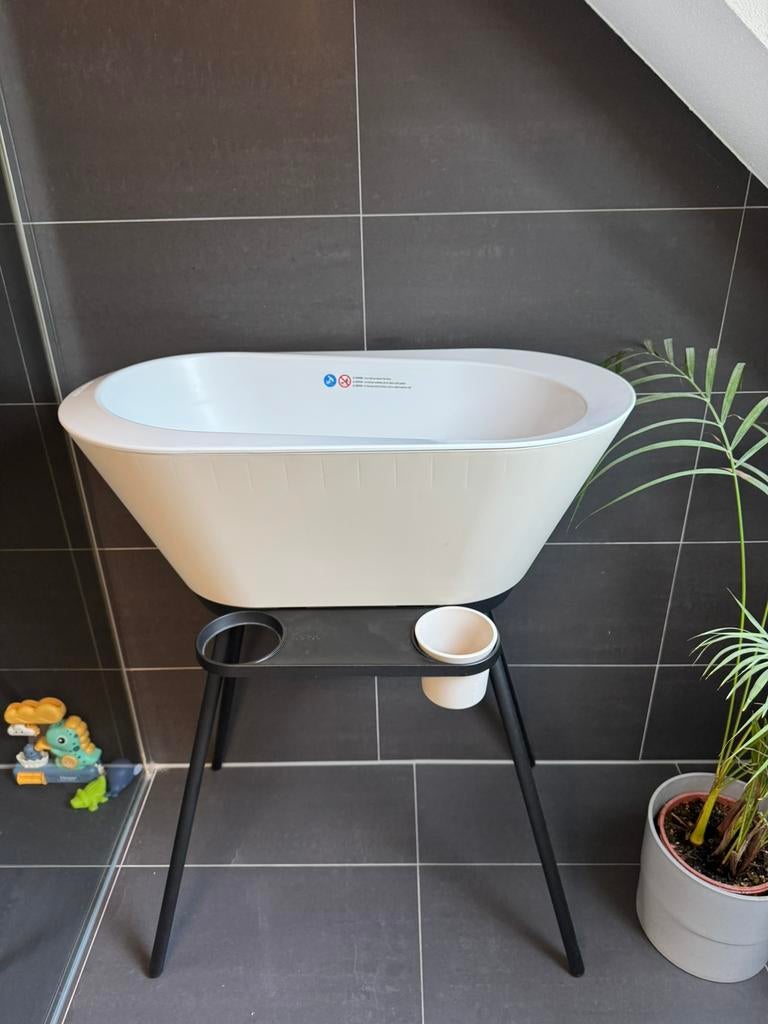 We-Too 6-Delige Badset oatmeal, Kinderen en Baby's, Badjes en Verzorging, Ophalen, Zo goed als nieuw, Badje, Bébé-jou