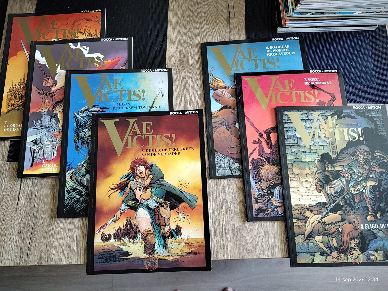 Vae Victis! Complete serie - Rocca & Mitton, Boeken, Complete serie of reeks, Ophalen of Verzenden, Gelezen, Rocca & Mitton