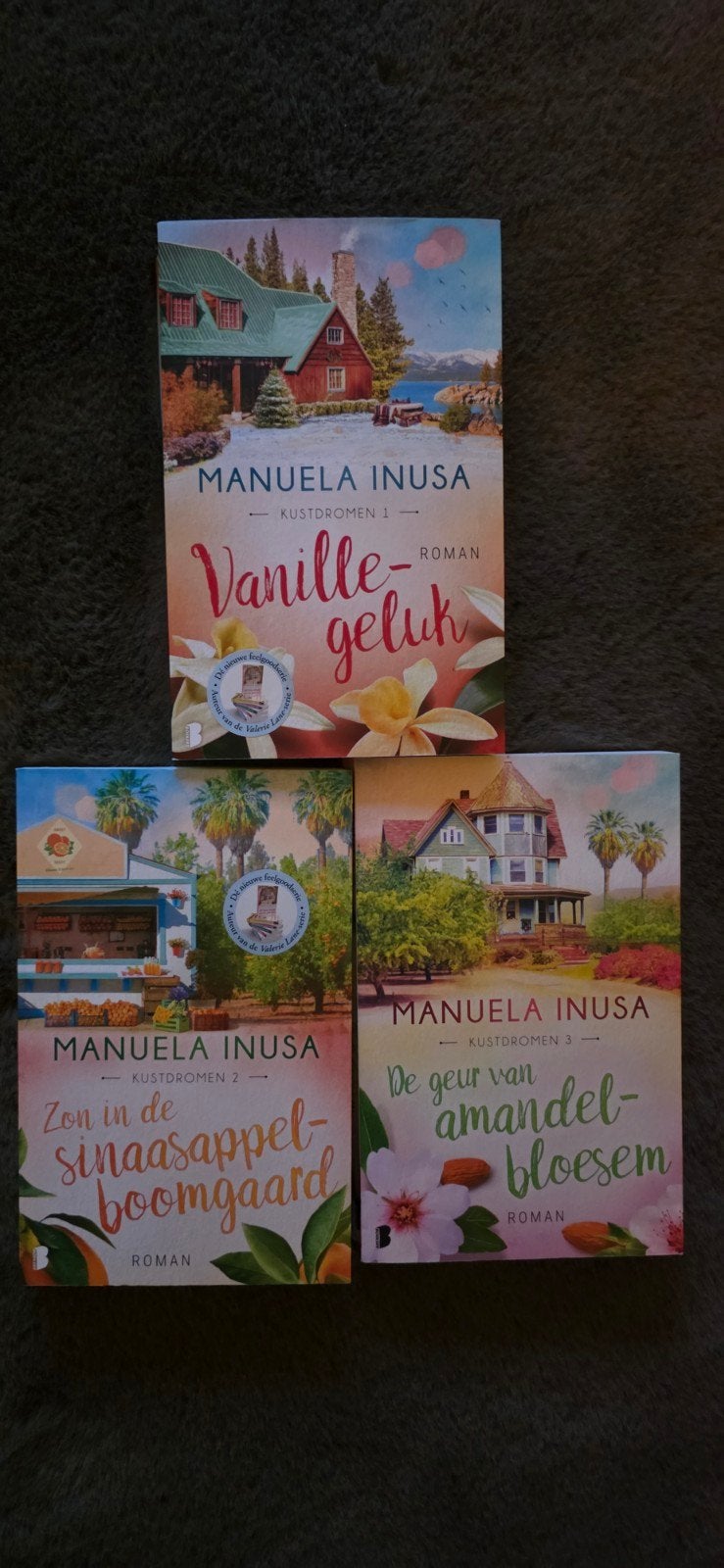 Manuela Inusa Kustdromen serie 1, 2 en 3, Ophalen of Verzenden, Zo goed als nieuw, Manuela Inusa, Nederland