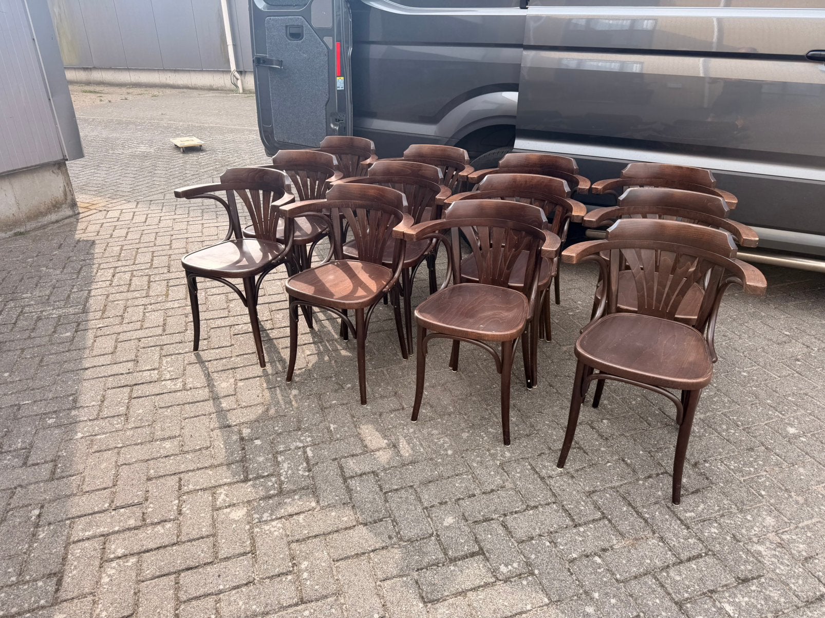 TON cafe bistro thonet stoelen retro vintage klassiek, Bruin, Bar bistro retro vintage klassiek mancave cafe kroeg thonet, Ophalen of Verzenden