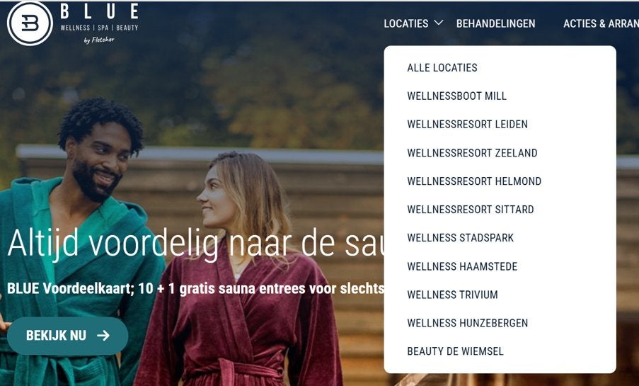 4 Blue Wellness / Sauna e-tickets wellness spa ontspanning, Ophalen of Verzenden, Nieuw, Overige typen