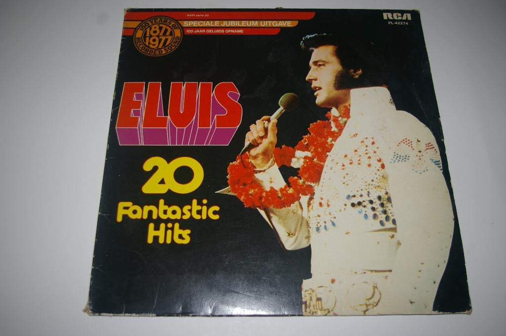 Elvis Presley LP. Speciale jubileum uitgave 20 Fantastic Hit, Ophalen of Verzenden, Gebruikt, Cd of Plaat