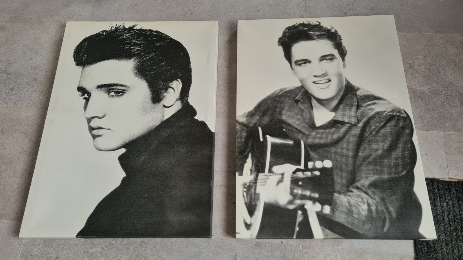 Canvas doek schilderij Elvis Presley 55x40 cm, Antiek en Kunst, Kunst | Schilderijen | Klassiek, Doek, Portret of Personen, Ophalen of Verzenden