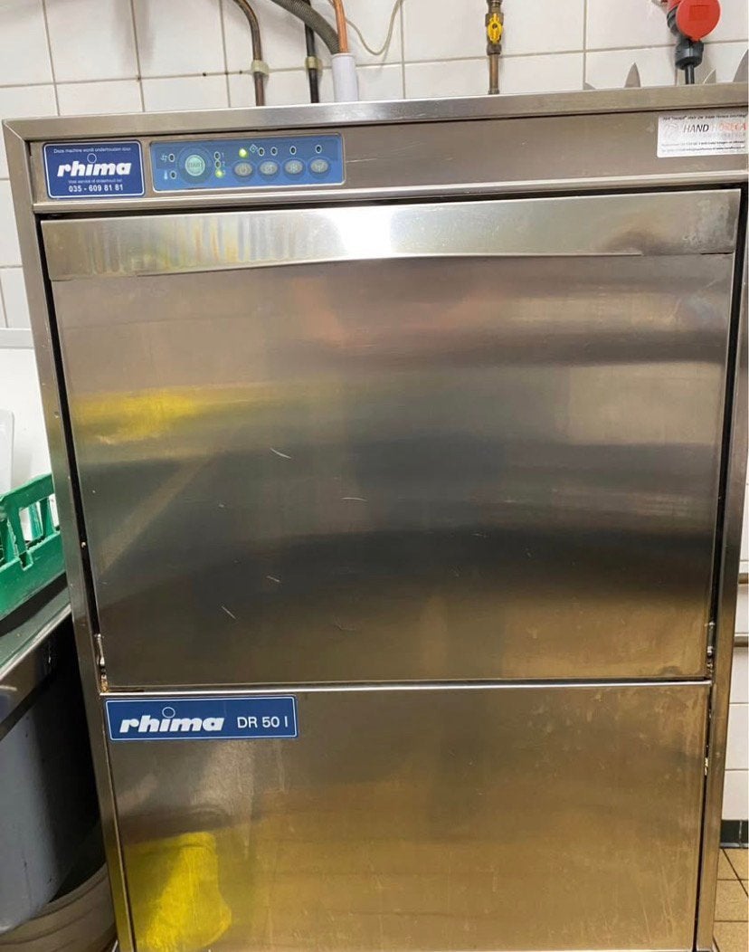 Vaatwasser horeca Rhima dr50i, Ophalen, Gebruikt, Vrijstaand