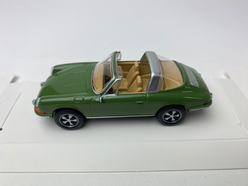 Norev 1:43 Porsche 911 Targa 1969 Olive Green- Jet-car, -, Nieuw, Norev, Ophalen of Verzenden