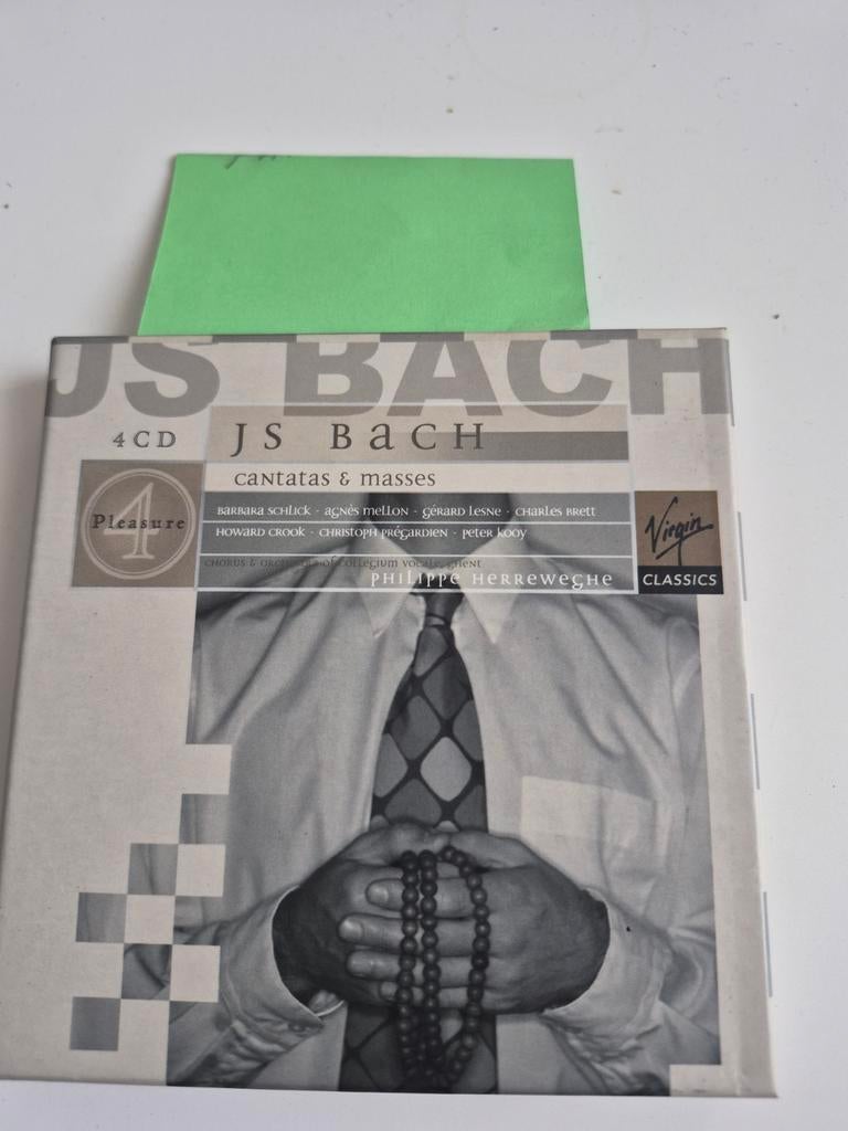 JS Bach Cantatas & Masses - Philippe Herreweghe (4CD Boxset), Ophalen of Verzenden, Barok, Zo goed als nieuw, Vocaal