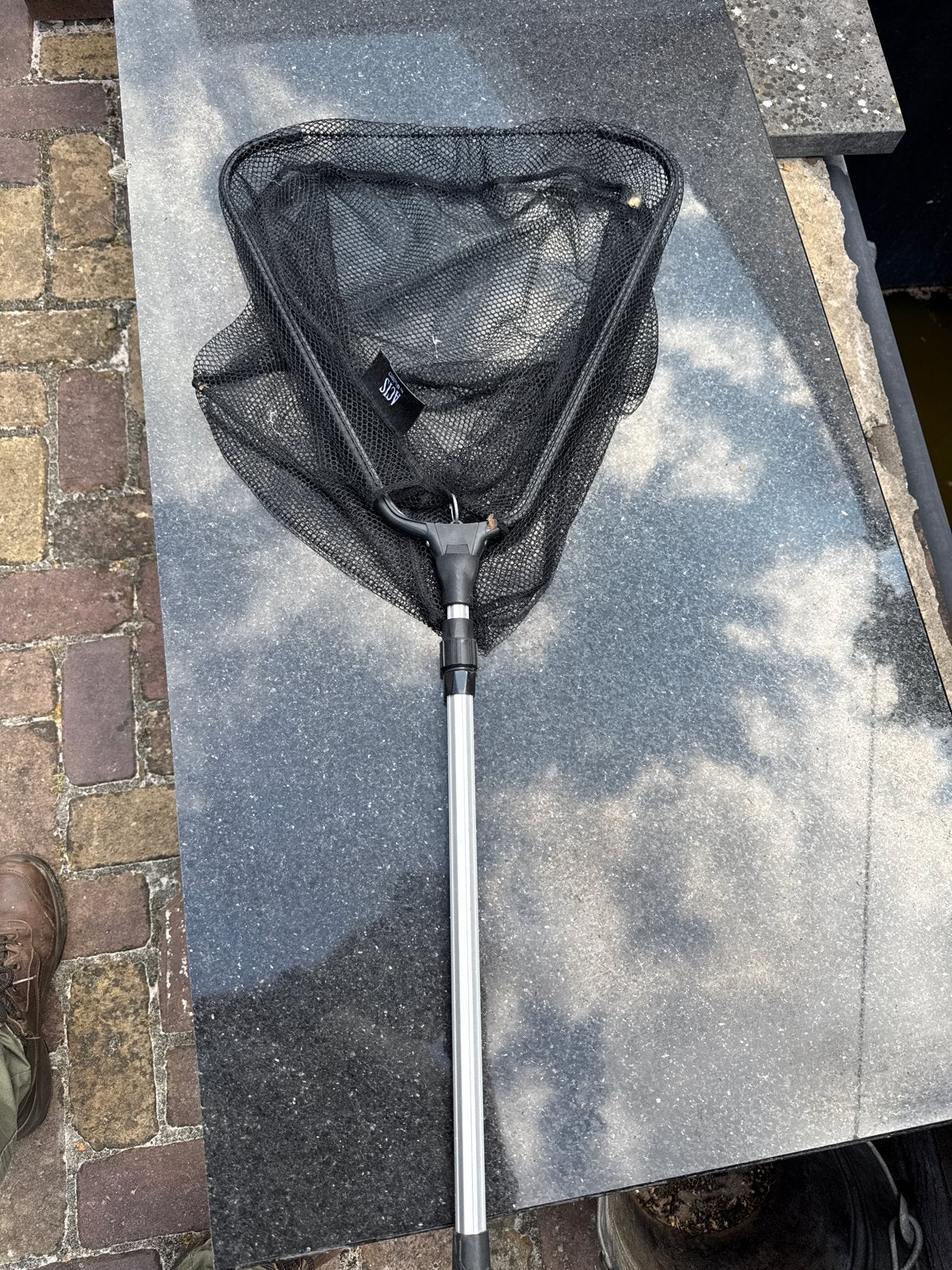Schepnet - Ideaal voor vissen en waterrecreatie, Watersport en Boten, Hengelsport | Algemeen, Ophalen, Gebruikt, Net of Fuik