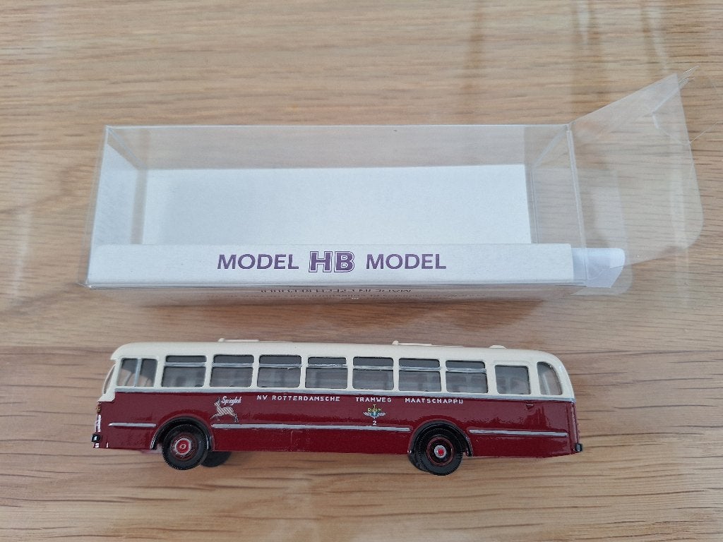 HB Model Bus Leyland 4100 Rtm 1956 werkspoor, Ophalen, Zo goed als nieuw, Bus of Vrachtwagen, Overige merken