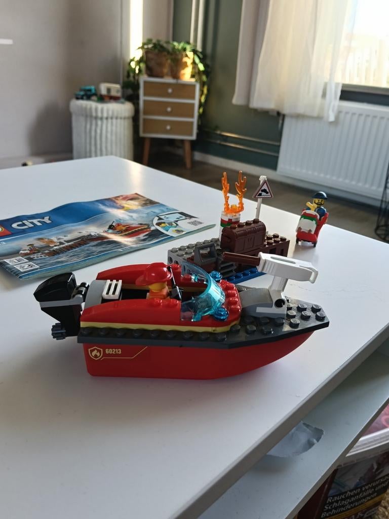 Lego City 60213 Brandweer Havenbrand, City, Lego, Compleet, Ophalen of Verzenden