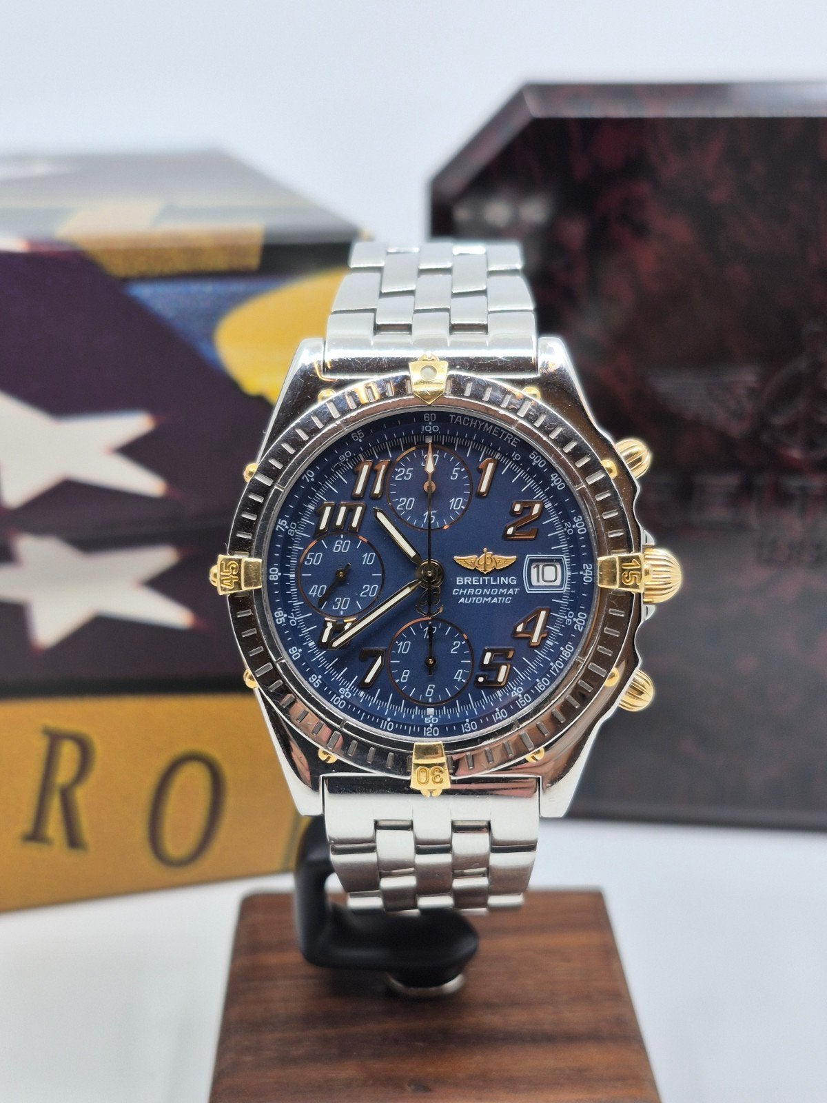 Breitling Chronomat Vitesse B13050 – 1997, Ophalen of Verzenden, Staal, Breitling