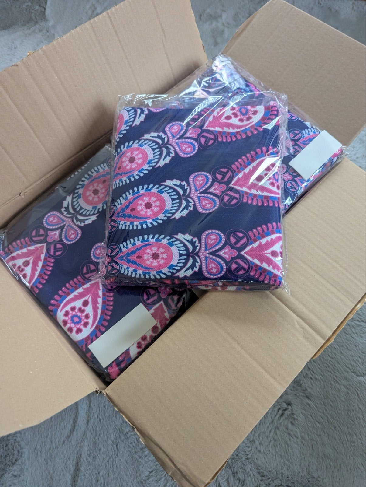 12 stuks Rond Strandlaken Mandala - Nieuw in verpakking, Meerkleurig, Verzenden, Boho, Nieuw