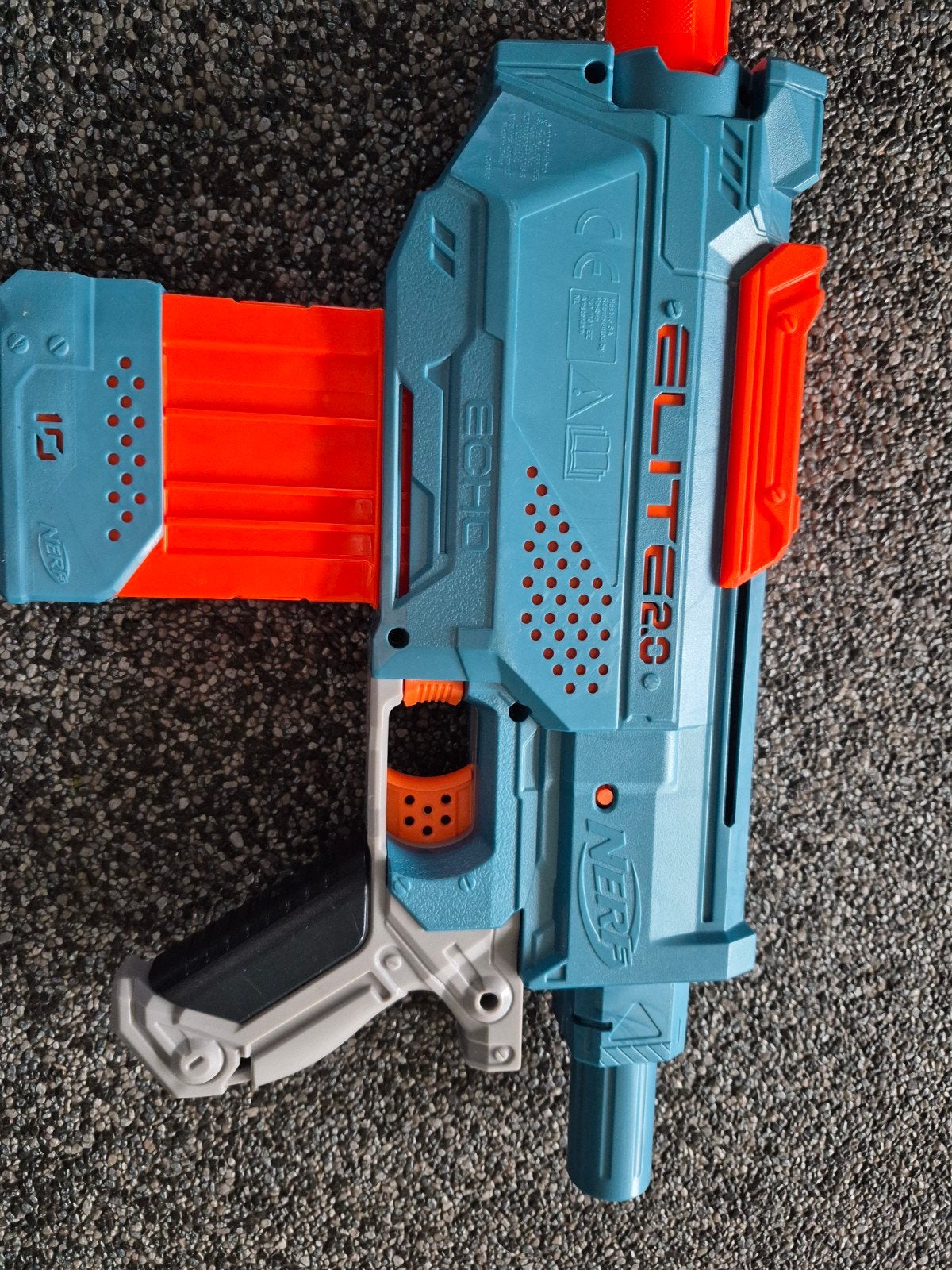 Nerf Elite 2.0 Echo CS-10 Blaster - Klaar voor actie!, Ophalen, Gebruikt