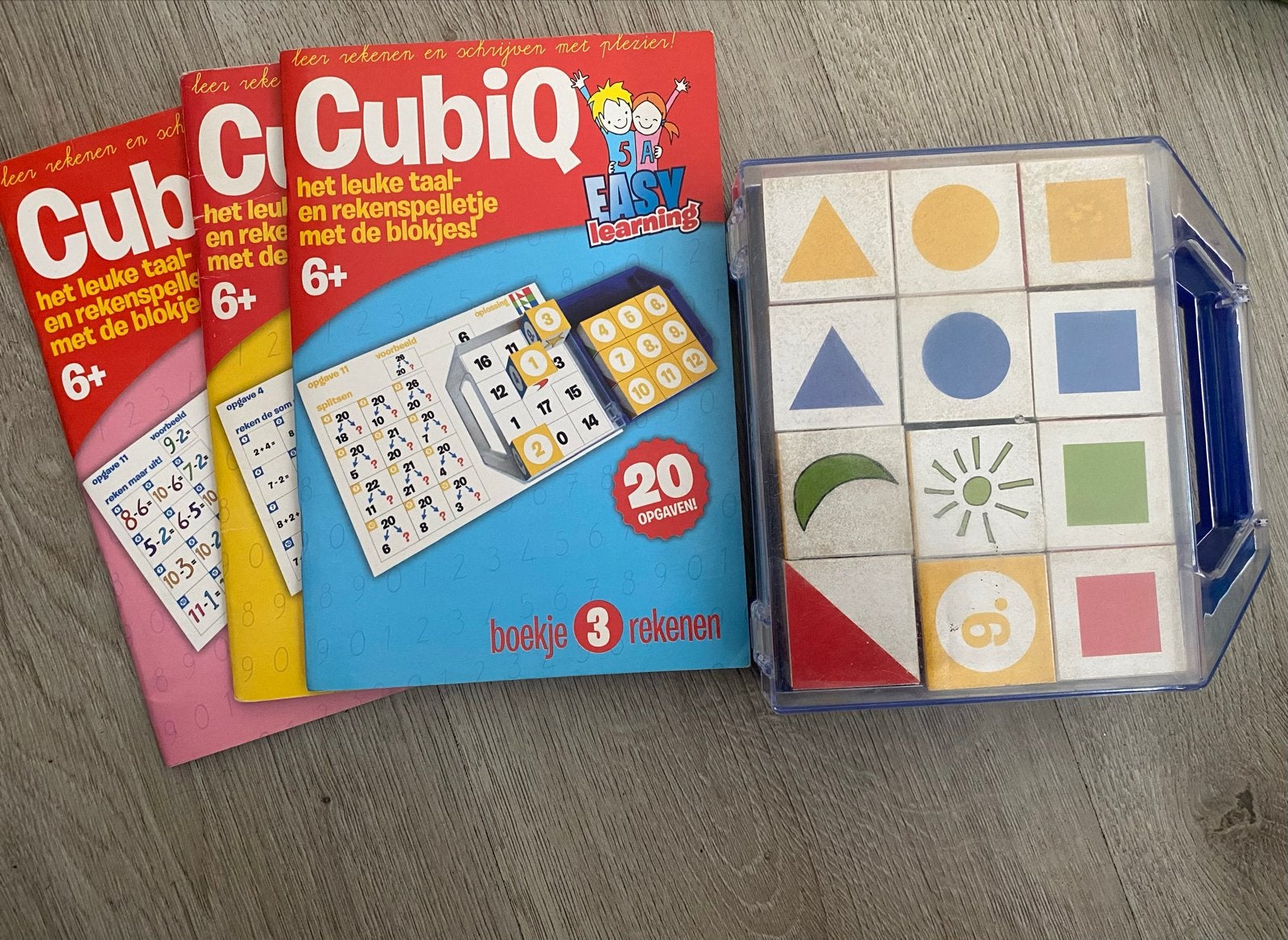 Cubiq Easy Learning met 3 rekenboekjes, Ophalen, Zo goed als nieuw, Rekenen