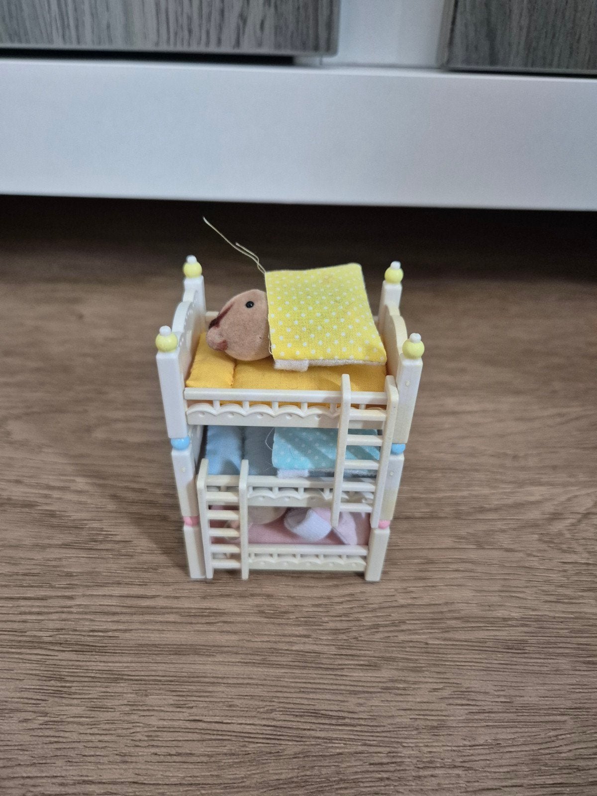 Sylvanian Families Stapelbedden met Figuren en Accessoires, Ophalen of Verzenden, Gebruikt, Jongen of Meisje