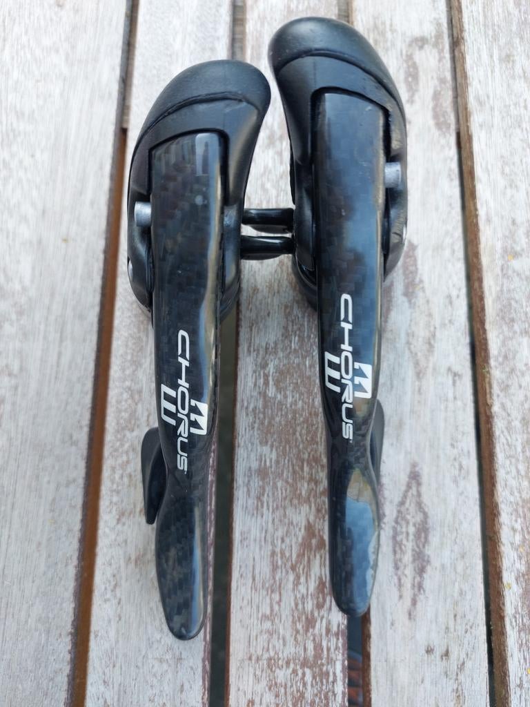 Campagnolo Chorus 11-speed Ergopower Shifters, Gebruikt, Campagnolo, Ophalen of Verzenden, Derailleur of Ketting