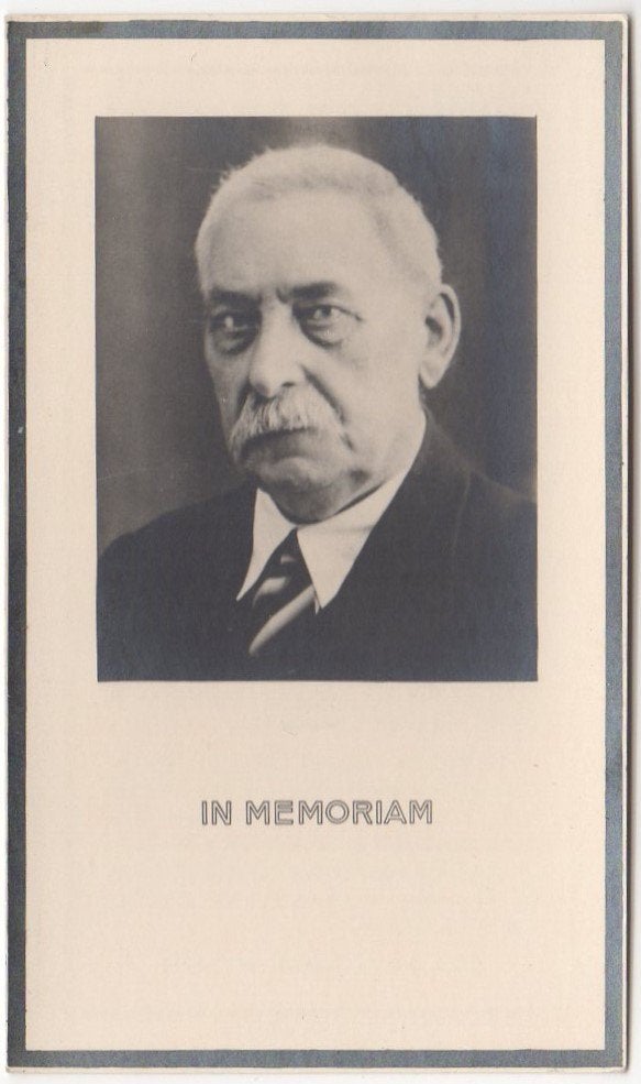 Gerhard Ostermann 1867 Pruissen + 1940 Amsterdam, 73 jaar, Verzenden