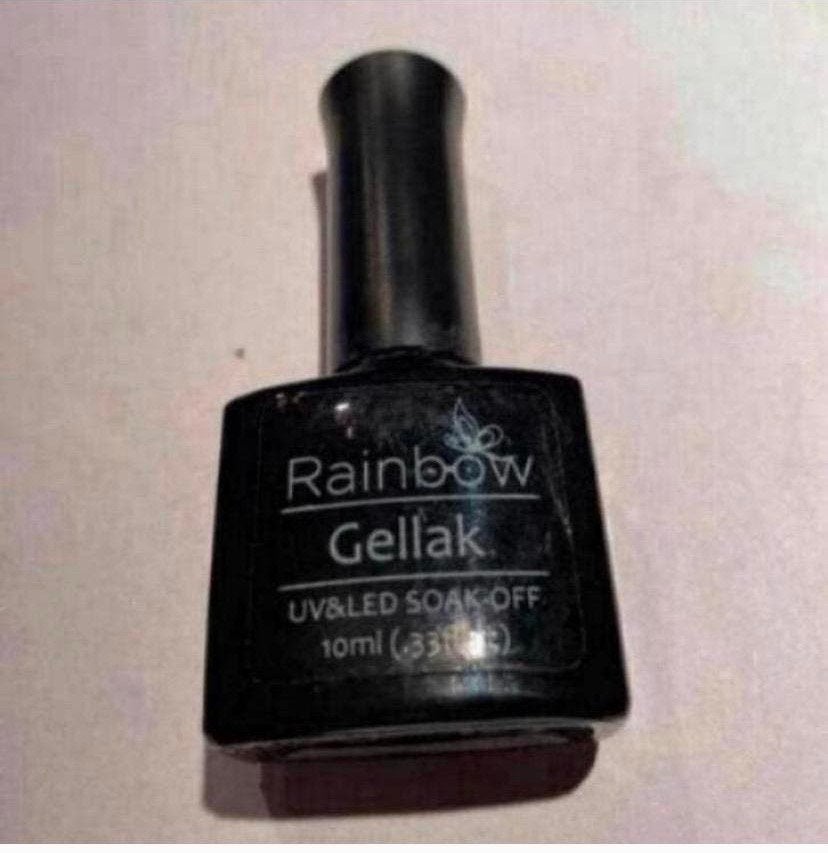 Rainbow gellak wit te koop, Ophalen, Zo goed als nieuw, Wit, Handen en Nagels